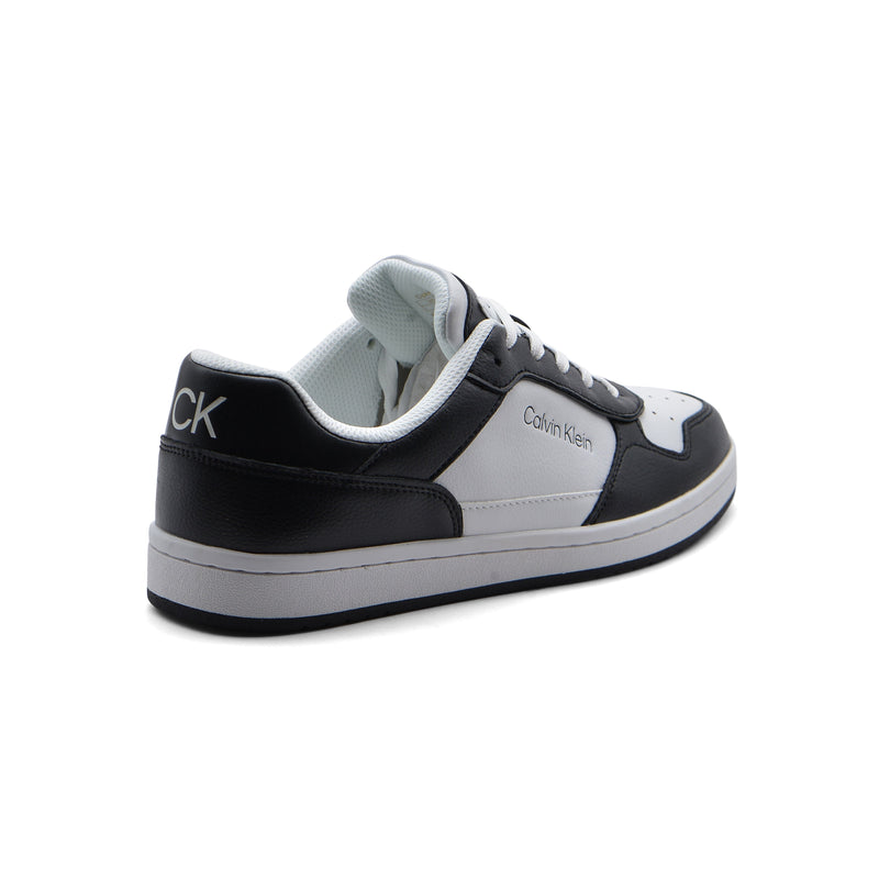 Calvin Klein Origenal Landy Round Toe Lace-up Sneakers Man FWOFW3687 Black&White - 2