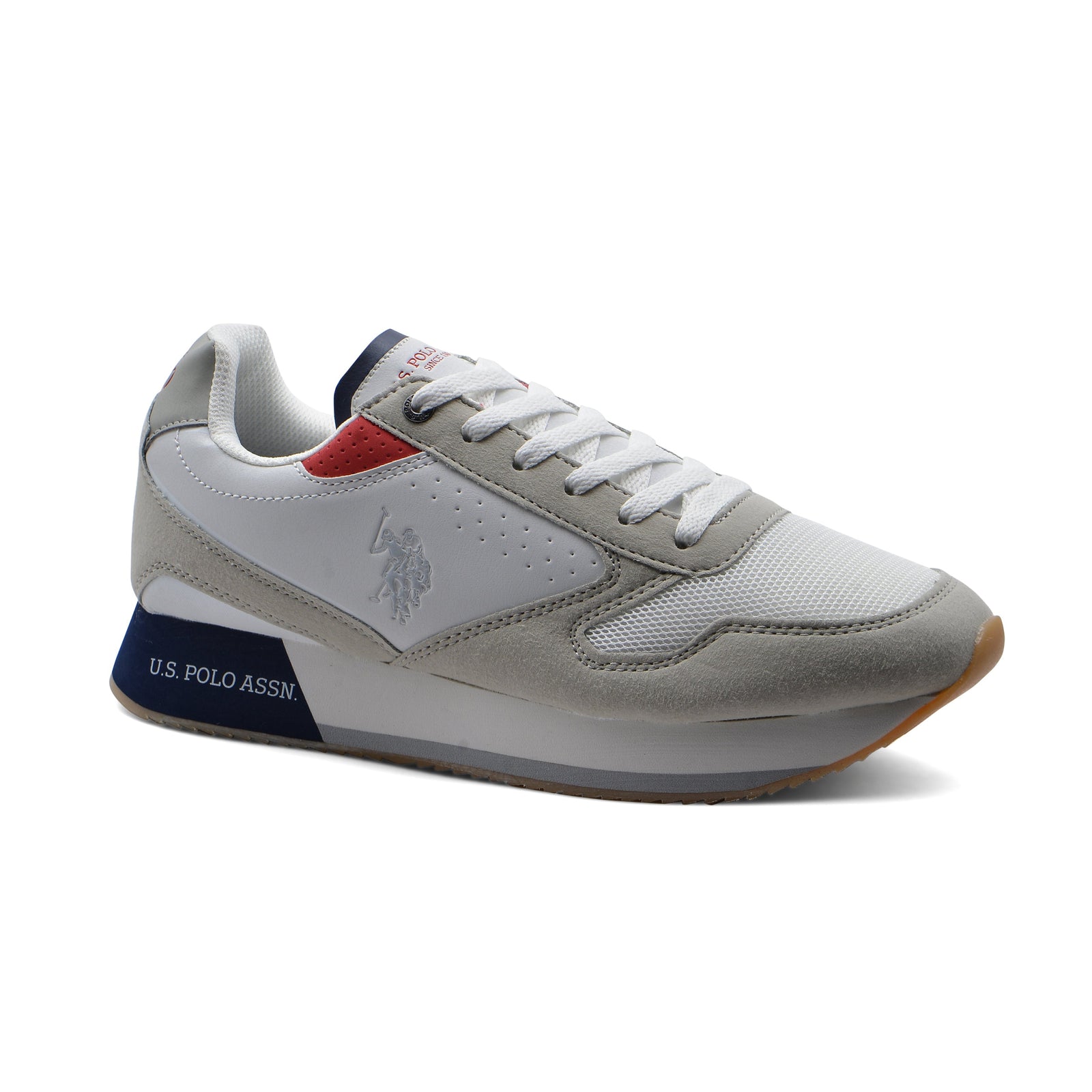 U.S Polo Assn. Nobil Trainers Origenal Sneakers Man L003M White - 1