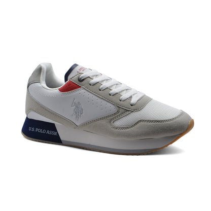 U.S Polo Assn. Nobil Trainers Origenal Sneakers Man L003M White