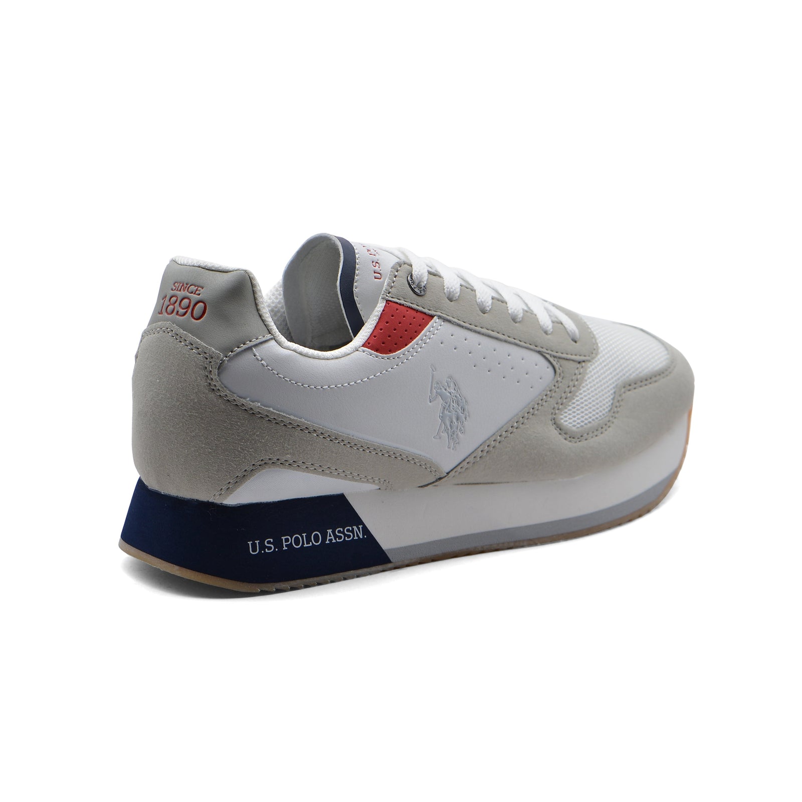 U.S Polo Assn. Nobil Trainers Origenal Sneakers Man L003M White - 2