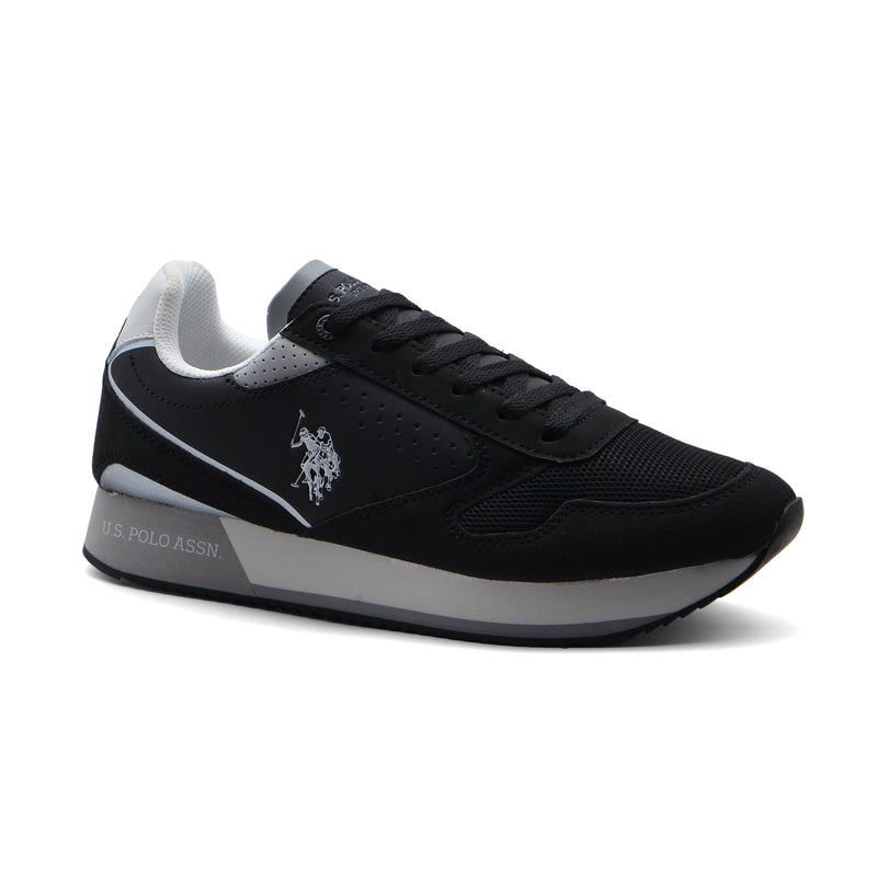 U.S Polo Assn. Nobil Trainers Origenal Sneakers Man L003M Black - 1