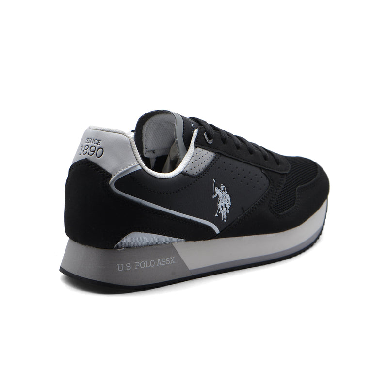 U.S Polo Assn. Nobil Trainers Origenal Sneakers Man L003M Black - 2