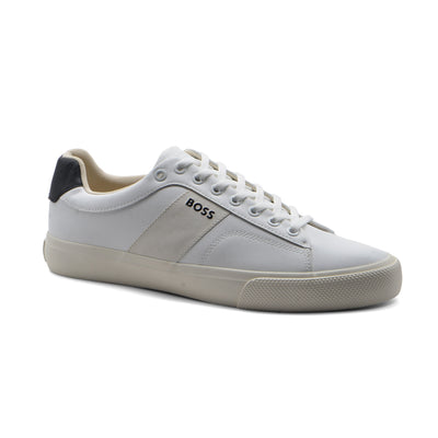 HUGO BOSS Original Aiden TENN LTB Trainers Sneakers Men 12366 White