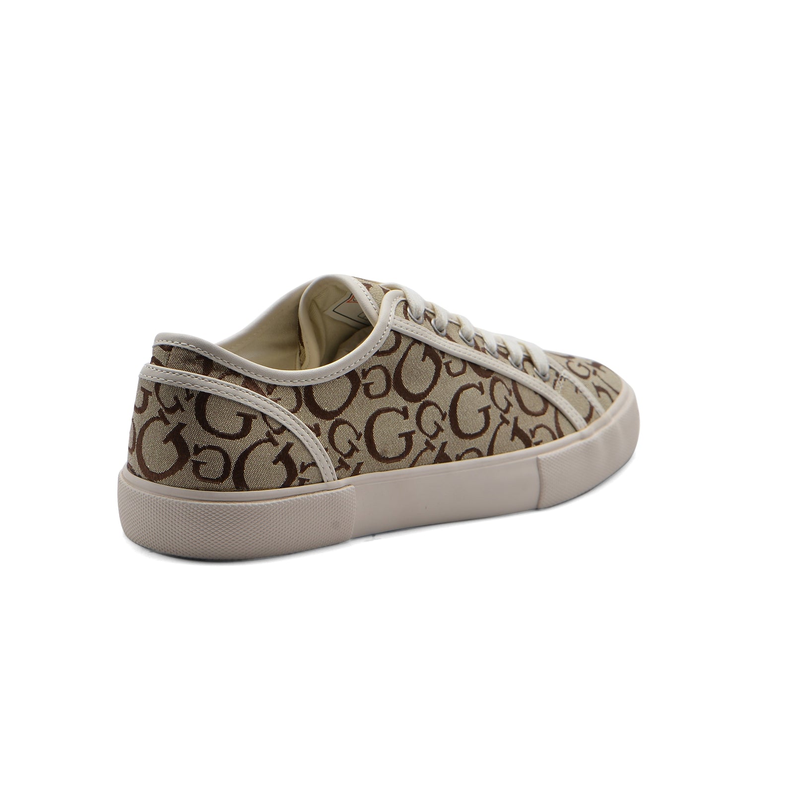 Guess Selyo Logo Jacquard Original Low-Top Sneakers in Natural 708487 Beige - 2