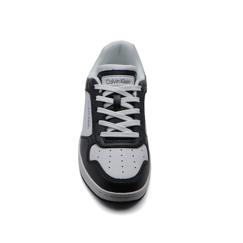 Calvin Klein Origenal Landy Round Toe Lace-up Sneakers Man FWOFW3687 Black&White - 3