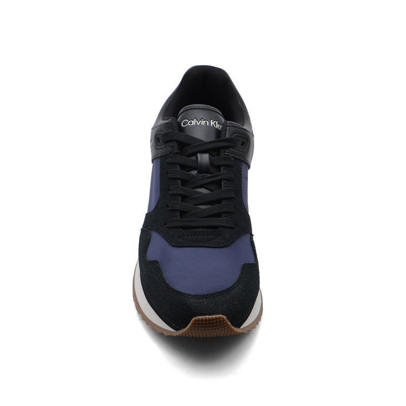 Calvin Klein Origenal Antoy Low Top Round Toe Lace-up Sneakers Man FWOFW5028 Navy - 3