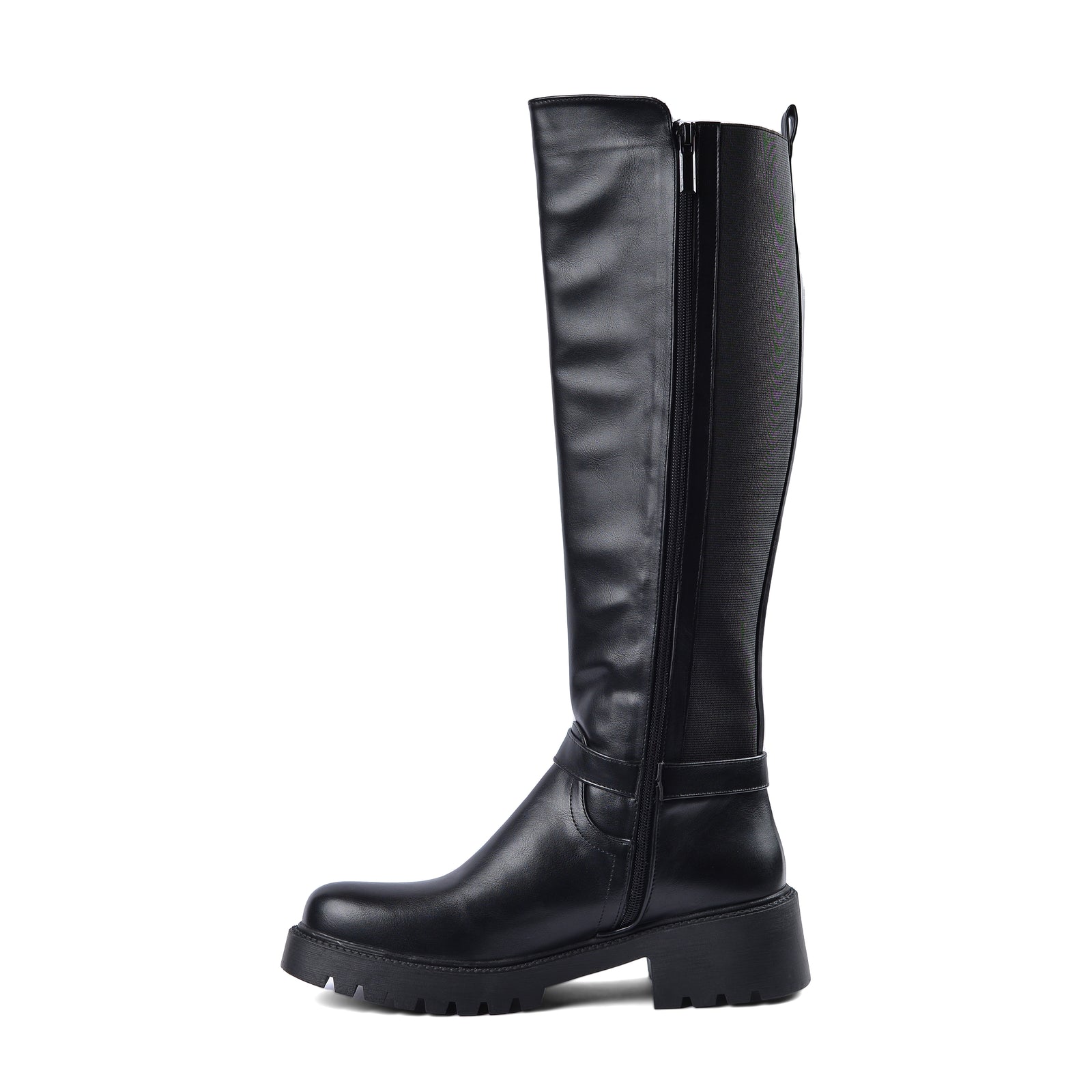 High Quality Design Tan Classic Boots with Buckle Detail 101261506 Black - 3
