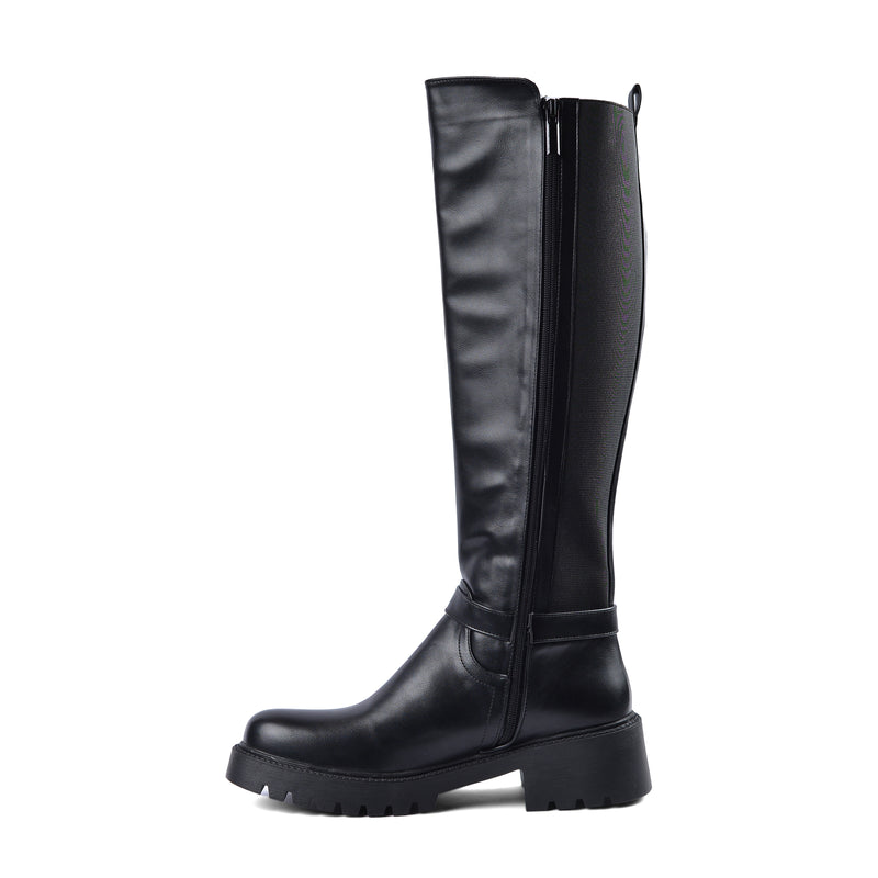 High Quality Design Tan Classic Boots with Buckle Detail 101261506 Black - 3