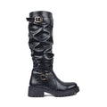 High Quality Design Tan Classic Boots with Buckle Detail 101261509 Black - 1