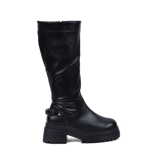 GUCCI High Quality Design Tan Classic Boots with Detail TN-172 Black