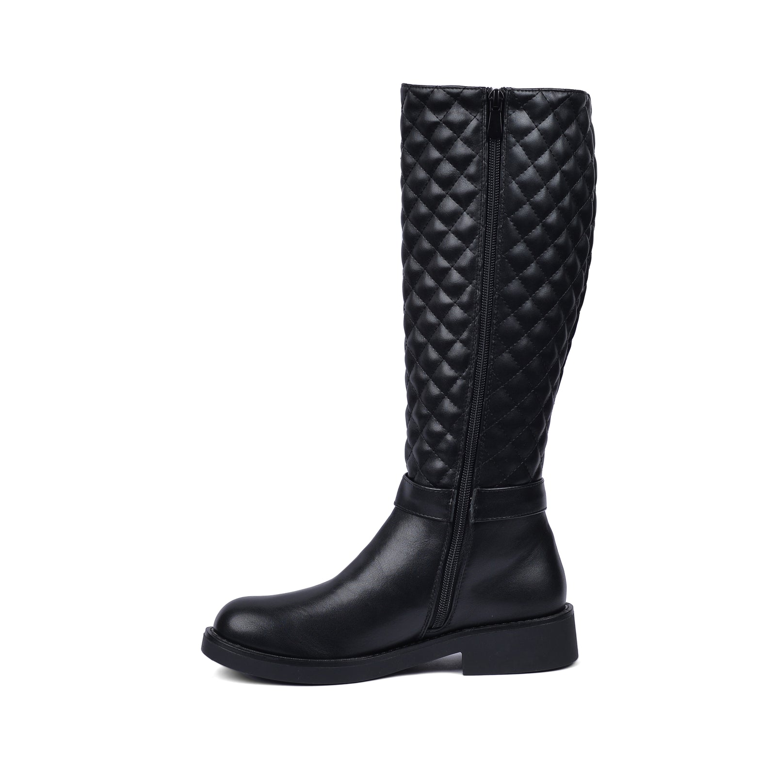 High Quality Design Tan Classic Boots with Buckle Detail 131026707 Black - 3