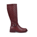 High Quality Design Tan Classic Boots with Buckle Detail 131026707 Burgundy - 1