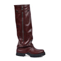 High Quality Design Tan Classic Boots with Detail 101261508 Burgundy - 1