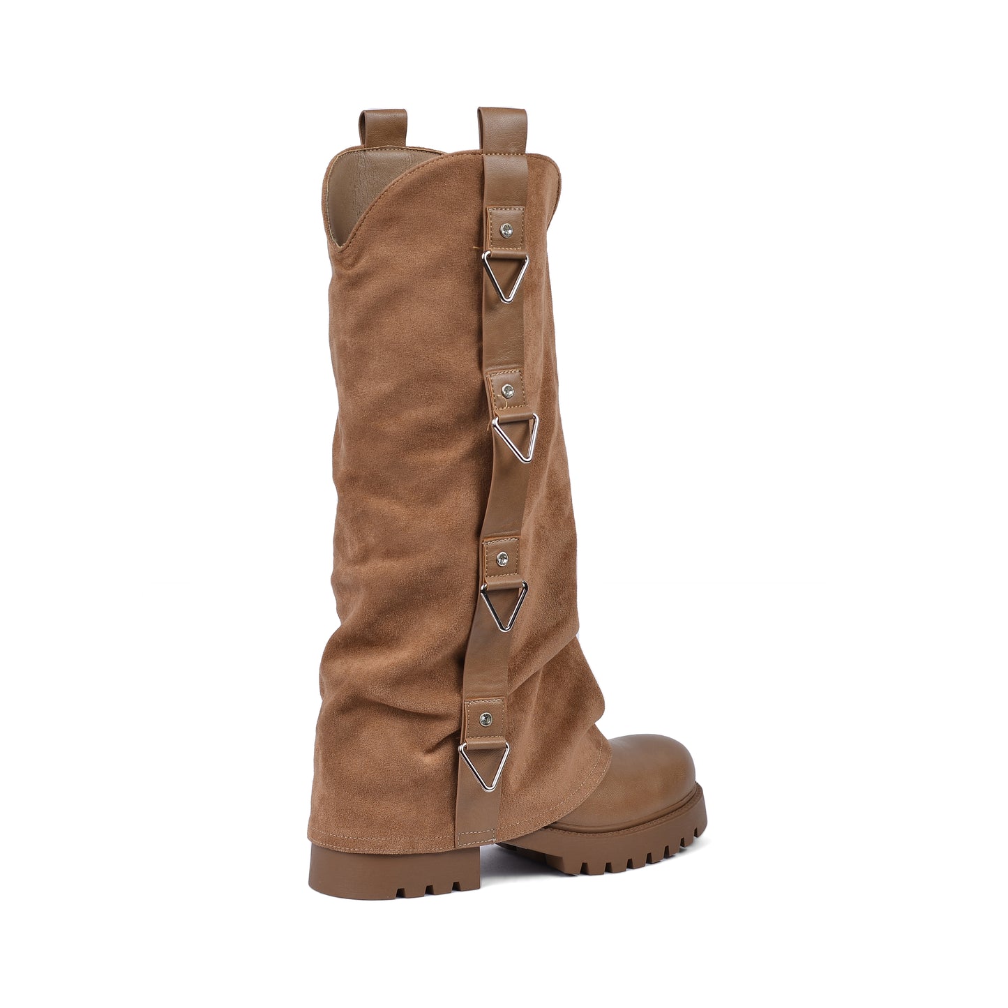 High Quality Design Tan Classic Boots with Detail 12500H028 Coffee