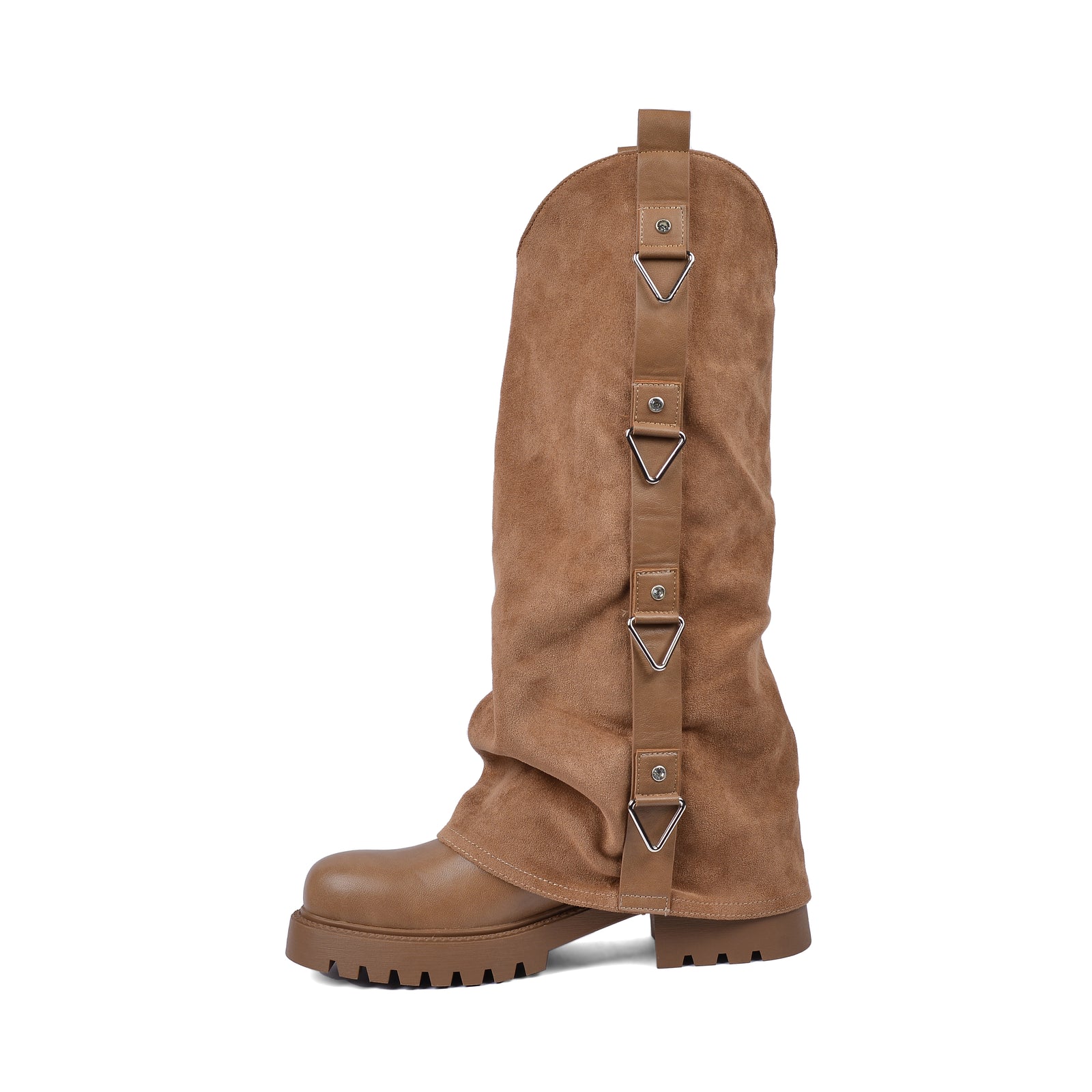 High Quality Design Tan Classic Boots with Detail 12500H028 Coffee - 3