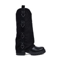 High Quality Design Tan Classic Boots with Detail 12500H028 Black - 1