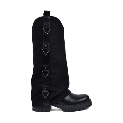 High Quality Design Tan Classic Boots with Detail 12500H028 Black