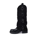High Quality Design Tan Classic Boots with Detail 12500H028 Black - 3