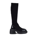 Buy Twenty Eight Shoes High Quality Boots Platform Suede Stitched Skinny 8120 Black - 1