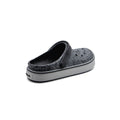 Stylish Crocs with Unique Leaf Design Man 208371 Black - 2