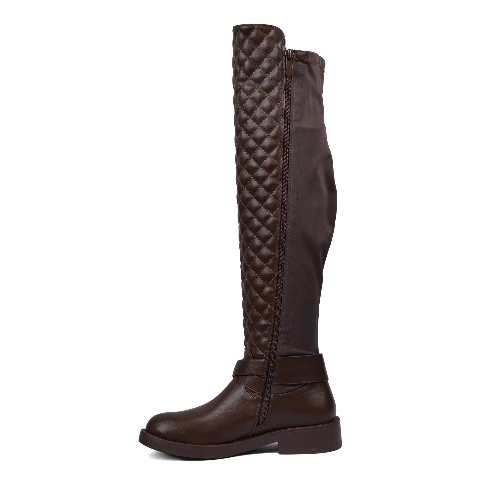 High Quality Design Tan Classic Boots with Buckle Detail 131026704 Brown - 6