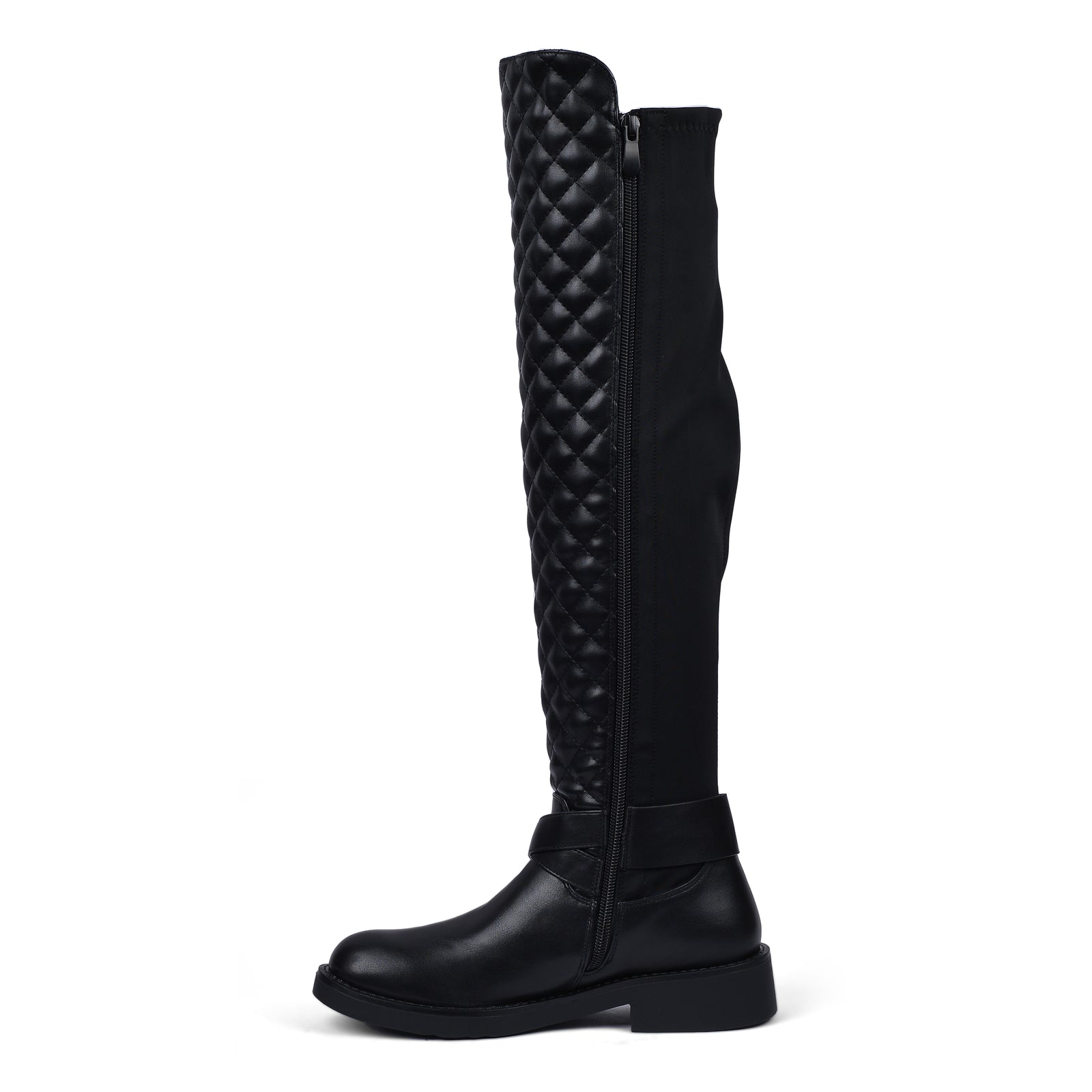 High Quality Design Tan Classic Boots with Buckle Detail 131026704 Black - 6