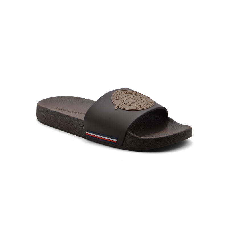 Tommy Hilfiger Original Holiday Slippers Man 97016 Brown - 1