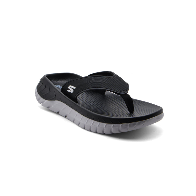 SKECHERS GO WALK FLEX SANDAL Man SKY252-1 Black&White - 1