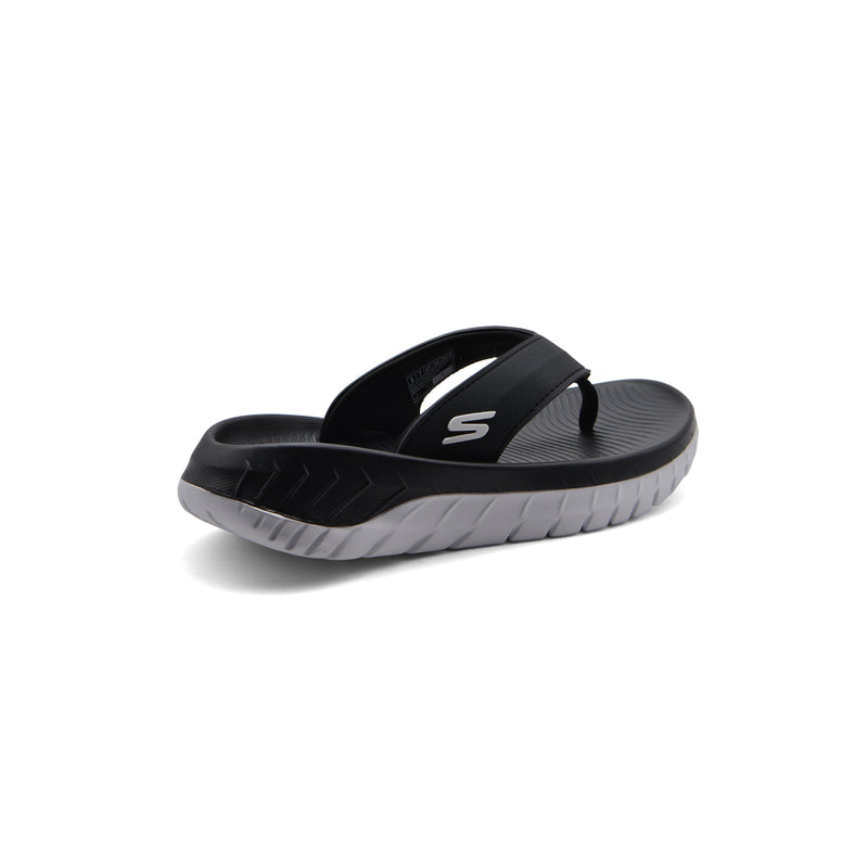 SKECHERS GO WALK FLEX SANDAL Man SKY252-1 Black&White - 2