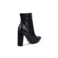 Orion Ringed Heeled Half Boots High Quality Woman 131026709 Black - 2