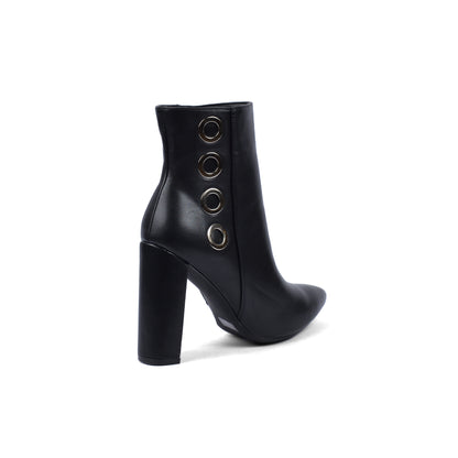 Orion Ringed Heeled Half Boots High Quality Woman 131026709 Black