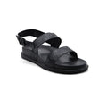 Louis Vuitton Slippers Man Monogram Leather Back Stra LV526 Black - 1