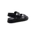 Louis Vuitton Slippers Man Monogram Leather Back Stra LV526 Black - 2