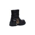 Orion Ringed Heeled Half Boots High Quality with Buckle Detail Woman 17726AH6 Black - 2