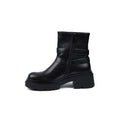 Orion Ringed Heeled Half Boots High Quality with Buckle Detail Woman 17726AH6 Black - 3