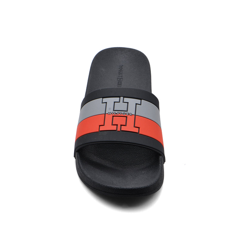 Tommy Hilfiger Original Holiday Slippers Man 75662 Black&Red - 3