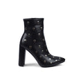 Orion Ringed Heeled Half Boots High Quality Studded Woman 131026710 Black - 1