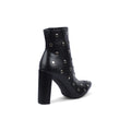 Orion Ringed Heeled Half Boots High Quality Studded Woman 131026710 Black - 2