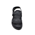 Louis Vuitton Slippers Man Monogram Leather Back Stra LV526 Black - 3