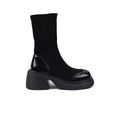 Buy Twenty Eight Shoes High Quality Half Boots Platform Suede Stitched Skinny 8126 Black - 1
