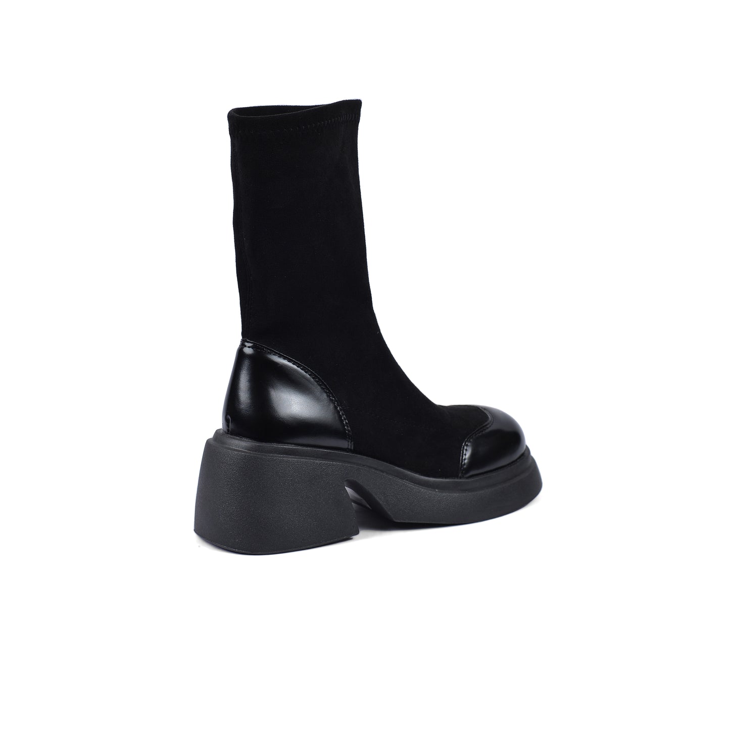 Buy Twenty Eight Shoes High Quality Half Boots Platform Suede Stitched Skinny 8126 Black