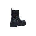 Atlas Buckle Combat Half Boots High Quality with Buckle Detail Woman 17726AH4 Black - 2