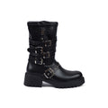 Atlas Buckle Combat Half Boots High Quality with Buckle Detail Woman 125000H07 Black - 1