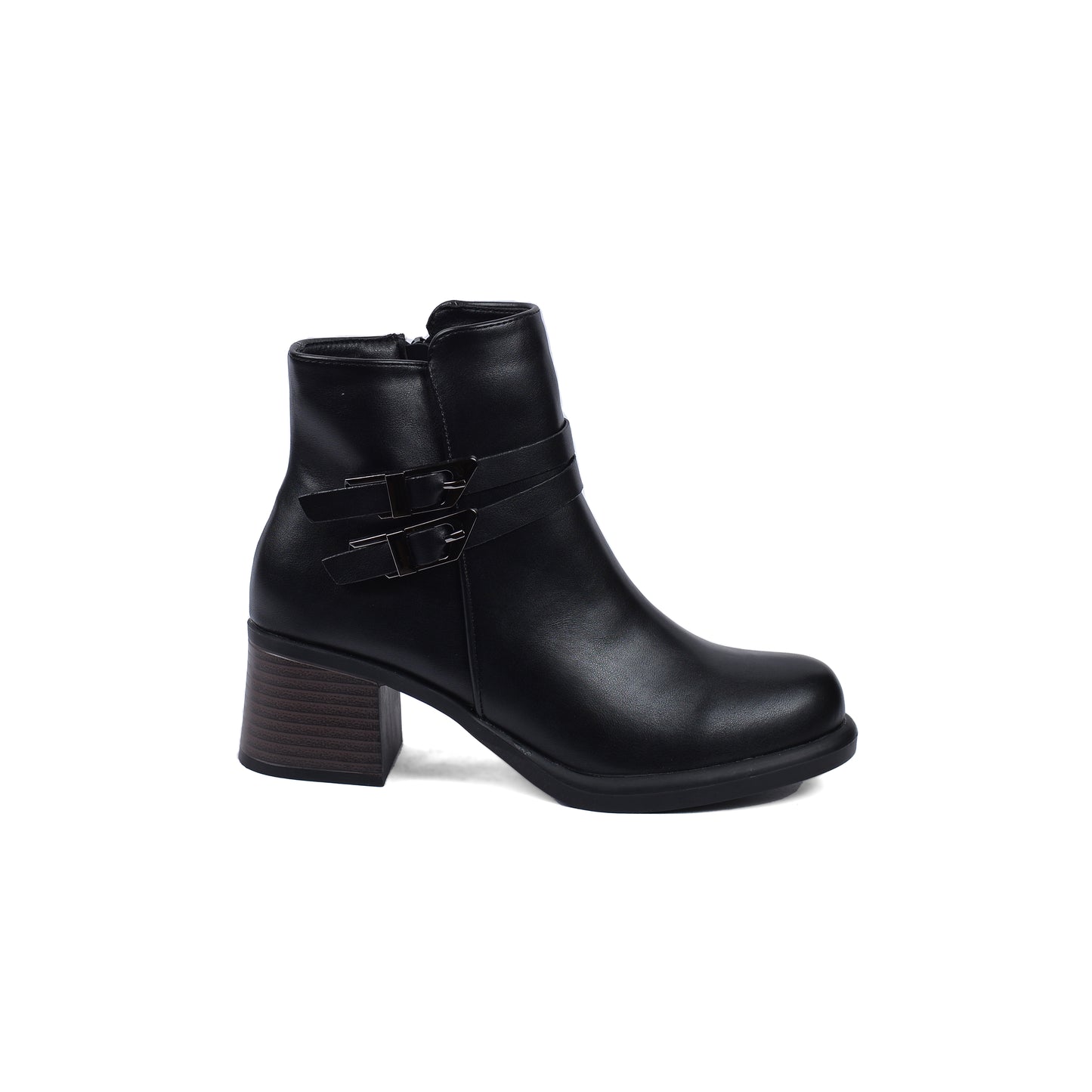Diesel Half Boots High Quality with Buckle Detail Woman MA-916 Black