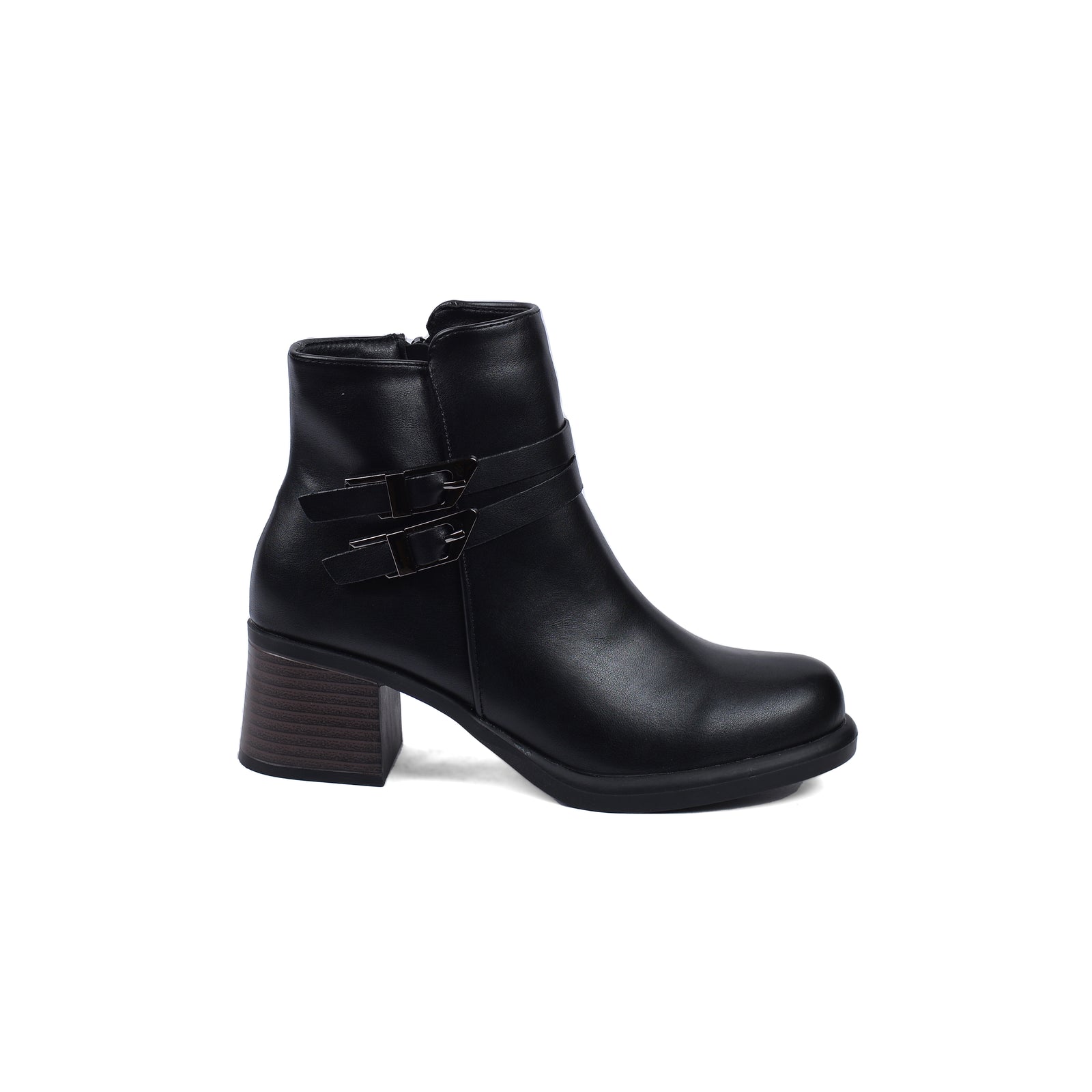Diesel Half Boots High Quality with Buckle Detail Woman MA-916 Black - 1