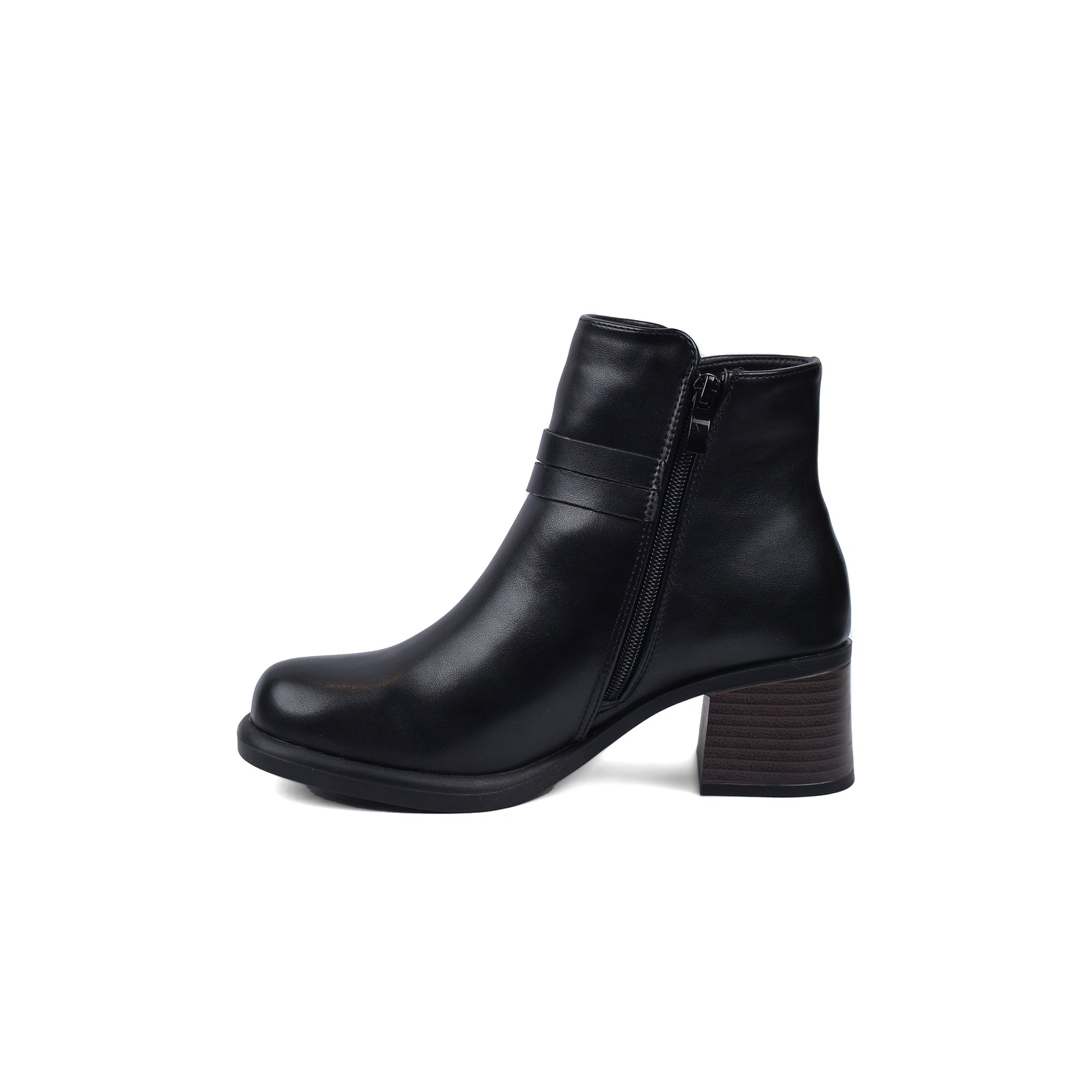 Diesel Half Boots High Quality with Buckle Detail Woman MA-916 Black - 3
