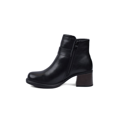 Diesel Half Boots High Quality with Buckle Detail Woman MA-916 Black