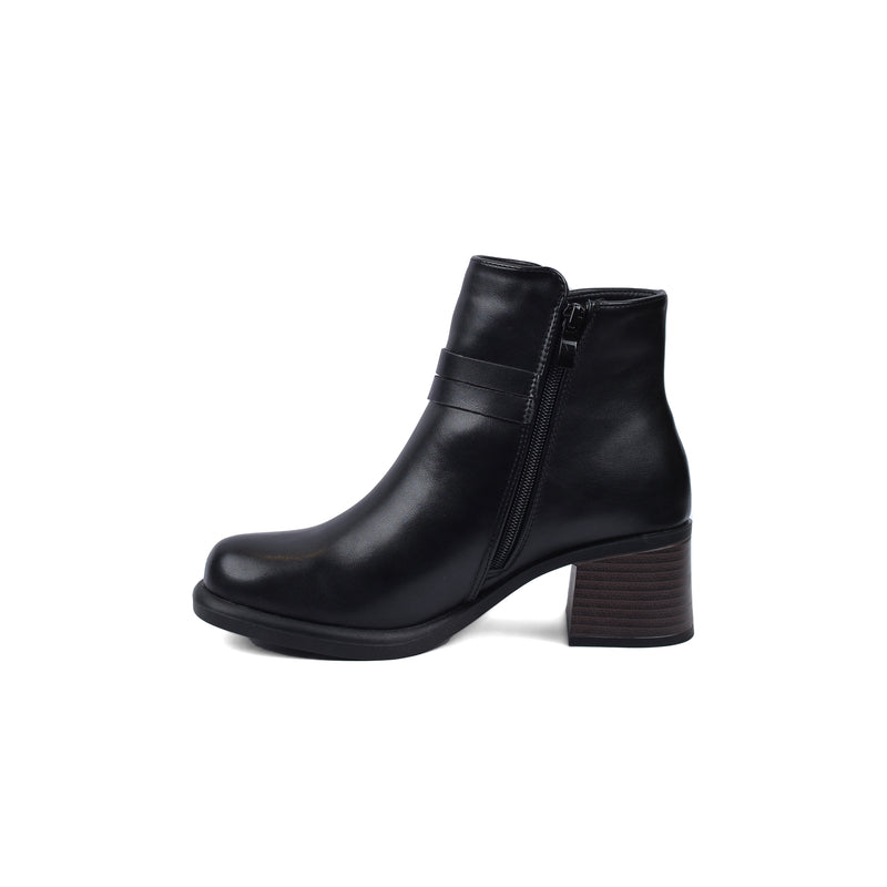 Diesel Half Boots High Quality with Buckle Detail Woman MA-916 Black - 3