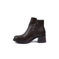 Diesel Half Boots High Quality with Buckle Detail Woman MA-916 Coffee - 3