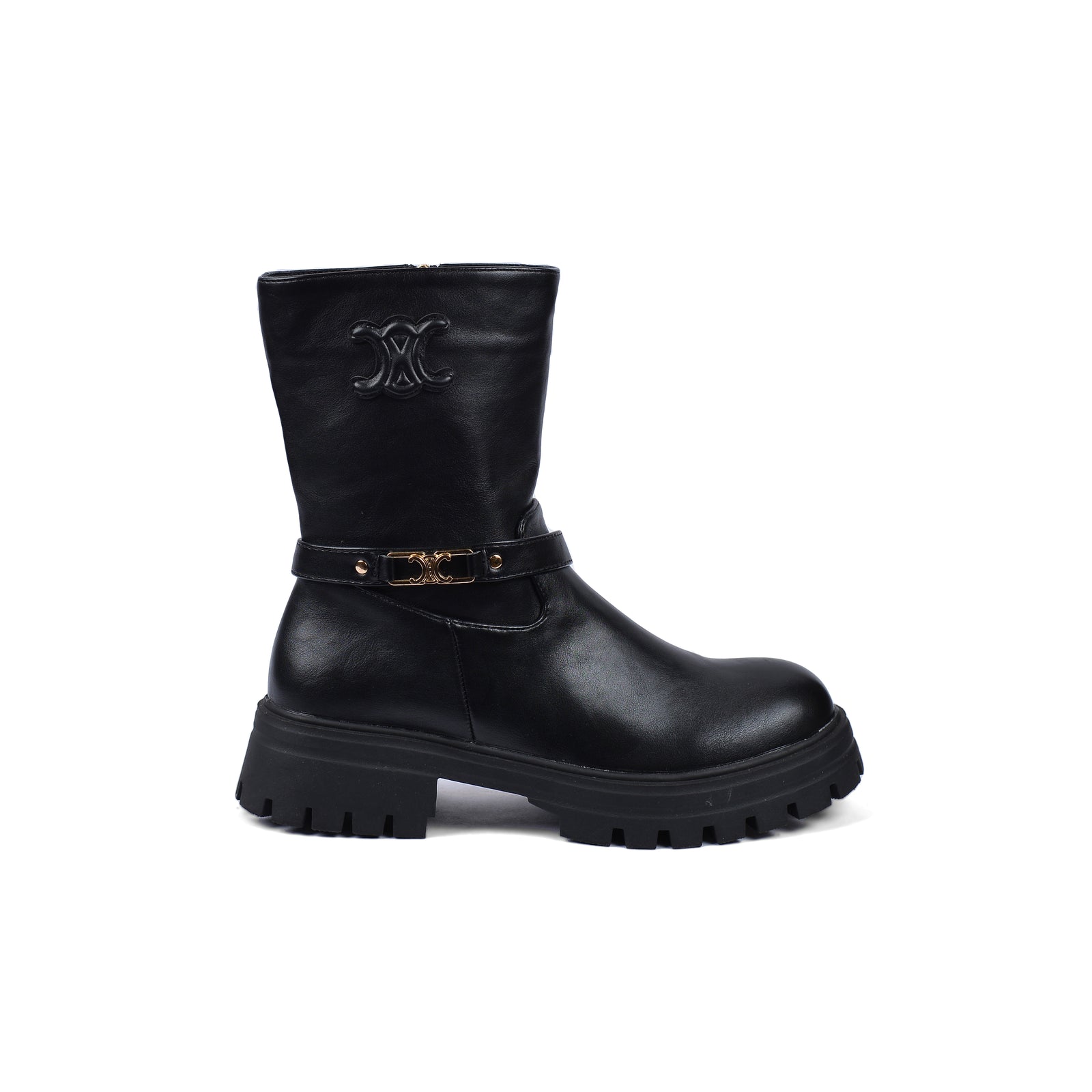 CELINE Half Boots High Quality Woman TN-143 Black - 1